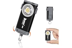 WUBEN G2 Mini Lampes de Poche, Torche Porte-clés 500 Lumens Rechargeable, 5 Modes - EDC Lampes De Poche LED Avec Pince, Pour Voyage, Marche, Recherche, Randonnée