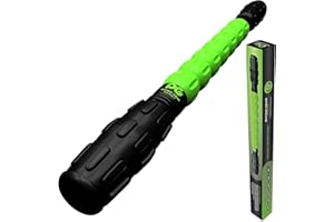 PHYSIX GEAR SPORT Physix Muscle Roller Stick (1 Massage Stick) - Calf/Quads/Foot Massager,Back Massager Roller for Pain, Self Massage Tool for Deep Tissue, Trigger Point, Muscle Recovery, Myofascial Release (Green)