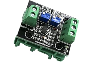 ALMENCLA Voltage to Current Module Isolation Transmitter Signal Converter Module - 0-10V to 4-20mA
