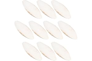 Richolyn 10 Pezzi Ossi di Seppia Osso di Seppia per Uccelli Naturali Mangime Cocorite Osso di Seppia Tartarughe Spighe di Panico per Pappagalli Gioco Pappagallo da Masticare