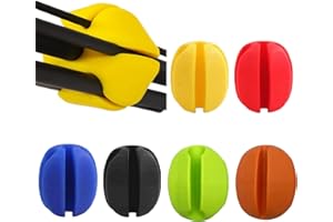 Atsmoce Lot de 6 Supports de Canne à Pêche Accessoire en Silicone, Canne à Pêche Fixe Ball, Fishing Rod Fixed Ball, Protège votre canne à pêche contre les dommages