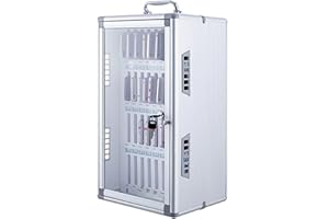 HE XIANG FIRM Handy Safe Metall 12/24/36/48/60 Slots Handy Transparent Türschloss Box Fabrik Schule Handy Aufbewahrungsschrank (Color : 36)