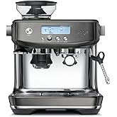 Sage - The Barista Pro - Kaffeemaschine mit manuellem Milchaufschäumer & integriertem Kegelmahlwerk - 30 Mahlgradeinstellunge