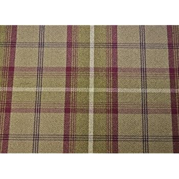 Porter And Stone Balmoral Wool Effect Thick Tartan Check Curtain