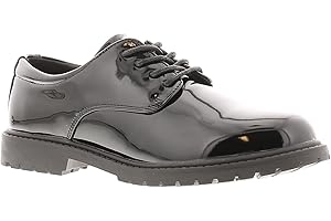 Miss Riot Molly Girls School Shoes - Synthetic 4 Eyelet Lace Up Shoes Girls with Patent Design. Black Footwear for School