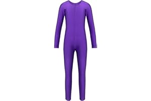 CHICTRY Bambina Body da Ginnastica Bodysuit da Balletto Jumpsuit da Ballo Tuta Sportiva Intera Abito da Danza Classica Allenamento Fitness Yoga