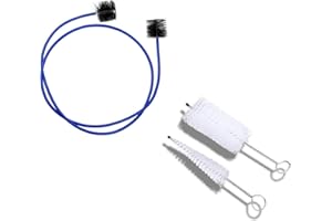 WOHLSTAND Kit de Nettoyage de L'embouchure de la Trompette Brosse Accessoires Entretien pour Instrument de Musique Lot de 3 (Bleu)