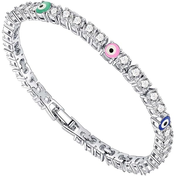 Silvora Collana Occhio Di Turco In Argento 925, Amuleto Contro Il Malocchio, Blu, Regalo Mamma