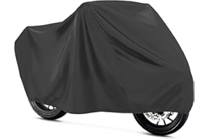 Funda Moto Impermeable Protección Superior contra Lluvia UV y Suciedad Dimensiones Amplias 240x140 cm Material PEVA Reforzado
