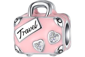 BIZK Holiday Charm Pendant Women's for Bracelet 925 Sterling Silver Charm Bead Pendant for European Bracelets and Necklaces