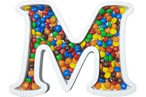 DecoPorex Lettera M per Candy Bar da 19 cm di altezza e 2 cm di profondità in polistirene