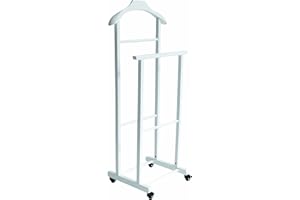 Valdomo 150/02 Doppio Indossatore da Camera, Legno, Bianco