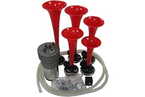 NETAGON 12V Air Horn with Compressor Trumpet Dixie Musical Horn of Hazzard - Dukes of Hazzard