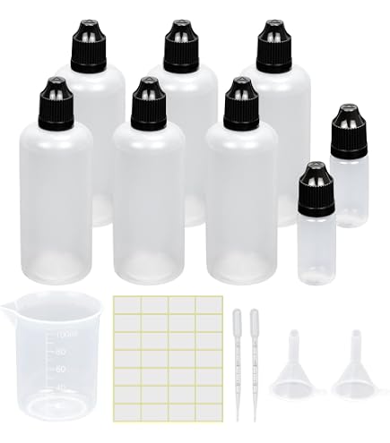 Kalibrierte Glaspipetten Für 30 Ml Flaschen – Mit 1 Ml Skala, Passend Für 20/400 Halsgröße, 6 Stück