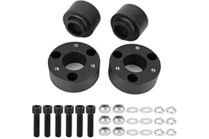 TBEST level kit,FLeveling Lift Kit, 3 "Front 2" Rear Leveling Lift Kit Kit de nivellement en aluminium adapt¨¦ replacement pour 1500 2009-2018 4WD