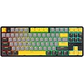 Ajazz K870T Pro Wireless Hot Swap Mechanical Gaming Keyboard-RGB - 10 Switches, Keys and Switch Disassembly Apparatus Gifted (K870T Pro