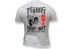 Dirty Ray MMA Fighter Don't Give Up The Fight Maglietta Uomo K50