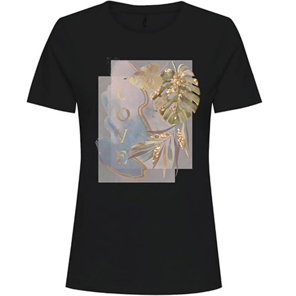 Only Onlkita T-shirt Donna Con Stampa, Girocollo, In Cotone – Casual E Semplice - 4