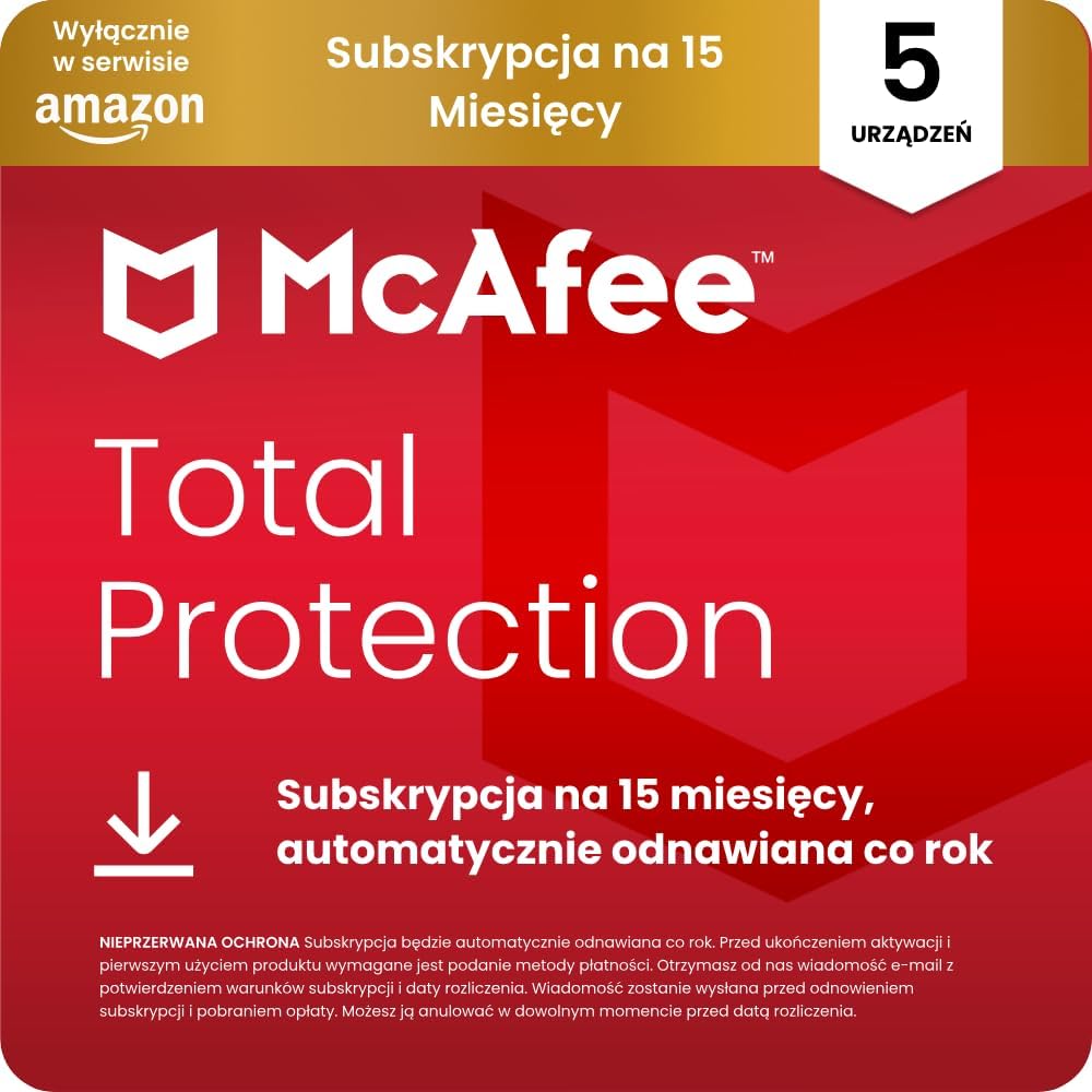 Prise en Main & Utilisation au Quotidien : McAfee Total Protection 5-Device 2025 Oprogra