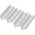 t Track Intersection Kit, T Track Connector, Akozon 4 pcs T Slot Miter Track Jig Fixture Slot Connector for Router Table Woodworking Tool Workbenches Jigs and Fixtures