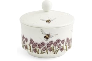 Wrendale Designs Sucrier avec couvercle en forme d'abeille
