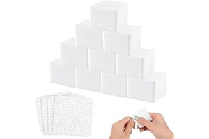 LOBVABA 1000 Pezzi Pad Senza Pelucchi per Unghie,Rimozione Pulizia Pad Unghie,Unghie Rimozione Pulizia Pads,Salviette per Senza per Unghie,Tampone Salviette In Cotone per Rimuovere Smalto per Rimuovere Smalto
