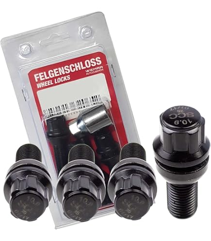 Original APT Felgenschlösser M14x1,5x28mm Kugelbund R14 Felgenschloss