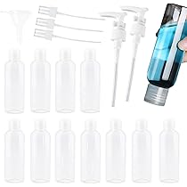 Enslz Set di 6 flaconi spray per profumo in vetro da viaggio da 10 ml con stampa floreale opaca e ricaricabile, per atomizzatore, 6 colori