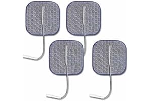 DJO Electrodes Dura-stick Premium à fil 1 sortie - 50 x 50 mm - Sachet de 4 électrodes