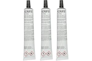 WANDBREITE ACRIFIX®-Set 1R 0192 Acrylglas-Kleber 3 Stück PMMA 1-K Reaktions-Klebstoff klar farblos 100g Tuben 1R0192 Kunststoffkleber Polycarbonat