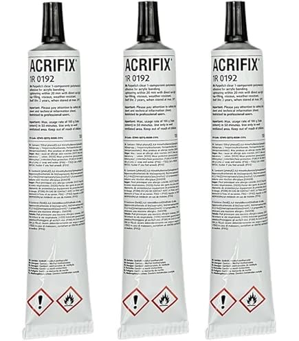 Acrifix-Set 1R 0192 Acrylglas-Kleber 3 Stück PA Evonik 1-K Reaktions