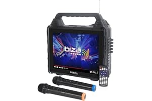 Ibiza Sound KARAVISION Altavoz Portátil para Karaoke