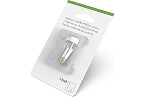 HADWOER 2 PCS Premium Fine Point Blade for Cricut Explore Air 2/Explore 3, Replacement Cutting Blades for Cicut Maker/Maker 3, Cut Most Lightweight to Medium Weight Materials, Original Version