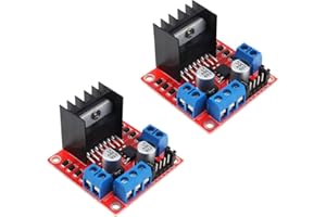 DiGiYes 2 Pièces Module de Carte Contrôleur d'Entraînement de Moteur Double Pont en H DC Pas à Pas