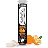 UPSA HydraFizz Sport Electrolytes and BCAAs, 16 Effervescent Tablets | Electrolytes, with BCAA, plant extracts and vitamin C.