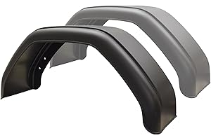 ‎THE DRIVE The Drive 2X Anhänger Kotflügel Kunststoff Schwarz B180 / S680 / H340 | Schutzblech | Anhängerkotflügel