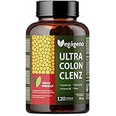 Ultra Colon Clenz 120 C&aacute;psulas Laxante Natural y Alivio Estre&ntilde;imiento Adultos, Hinchazon y Gases. DETOX .F&oacute;rmula Innovadora.