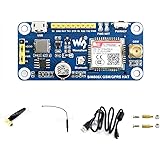 GSM/GPRS/Bluetooth HAT for Raspberry Pi 3B+/3B/2B/Zero/Zero W Based on SIM800C, Allow Pi to Send Messages, Connect to Wireless Internet, Transfer Data via Bluetooth, UART Interface