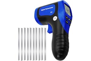 TEKCOPLUS Contagiri fotografico laser Tester per misuratore di velocità del motore Misuratore di giri senza contatto Indicatore di velocità del motore - RPM accurato