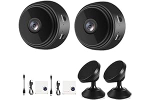 Pukmqu Camtrix Security Camera, Camtrix Magnetic Mini Security Camera, Camtrix Camera, Spy Camera Hidden, Night Vision Motion Detection Security Cam Cameras for Indoor and Outdoor (2Set)