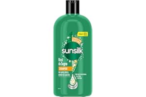 Sunsilk, Shampoo Ricci da Sogno, Shampoo per Capelli Ricci Definiti, Formula Active Fusion Arricchita con Olio di Macadamia, Elastina e Biotina per Capelli Visibilmente Sani, Formato XXL 810 ml