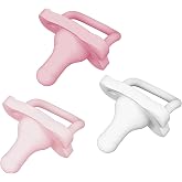 Dr. Brown's HappyPaci 100% Silicone Pacifier 0-6m, BPA-Free, White, Pink, Light Pink, 3 Pack