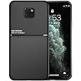 Kepuch Mowen Case for Huawei Mate 20 Pro - Cover Bumper Built-in Metal Plate for Huawei Mate 20 Pro - Black