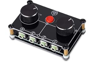 DOUK AUDIO nobsound Little Bear AT-MC104 (1) de 4 en 1 (4) de out 4 Port 3.5 mm Stereo Audio Switcher Passive Speaker Headphone Manual Selector Splitter Box