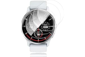 Carantee 4 Stück für Panzerglas für Garmin Venu 3s Schutzfolie, 100% Touchgenauigkeit, Selbstheilende Displayschutzfolie für Venu 3s Schutzglas Folie, Anti-Fingerabdruck, Blasenfrei TPU Panzerfolie