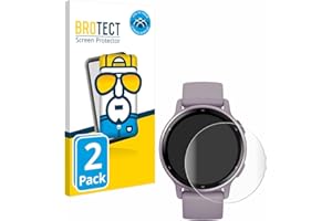 brotect Protection Intégrale 3D Incurvé pour Garmin vivoactive 5 2 Pièces - Couverture Complète, Film Protection Écran