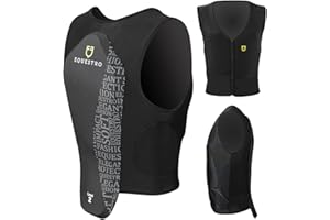 Equestro Paraschiena Bambino Unisex 12 Anni, Nero