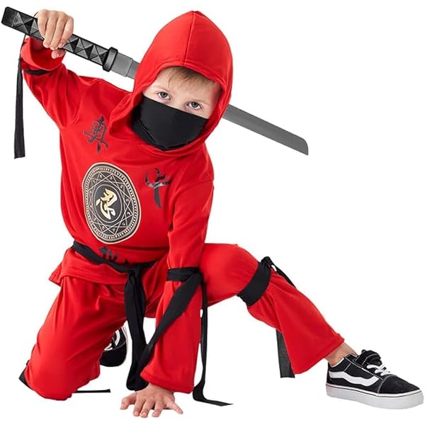Ninja kostuum Power kind | Luxe verkleedkleding kids