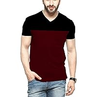 Fashion Gallery Mens Half T-Shirt|Half Sleeves T-Shirts for Men|Mens Cotton T-Shirt