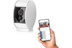 Somfy 2401507 - Indoor camera , Cámara vigilancia wifi , Full HD, micrófono, altavoz y sensor de movimiento , Compatible con Alexa, Google Asistant y Apple HomeKit